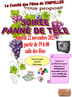 Panne de télé – 22 novembre 2025